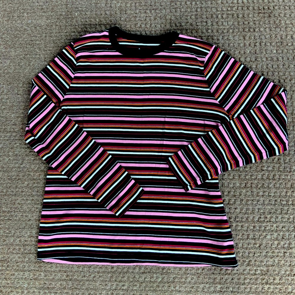 Colorful long sleeve t shirt
